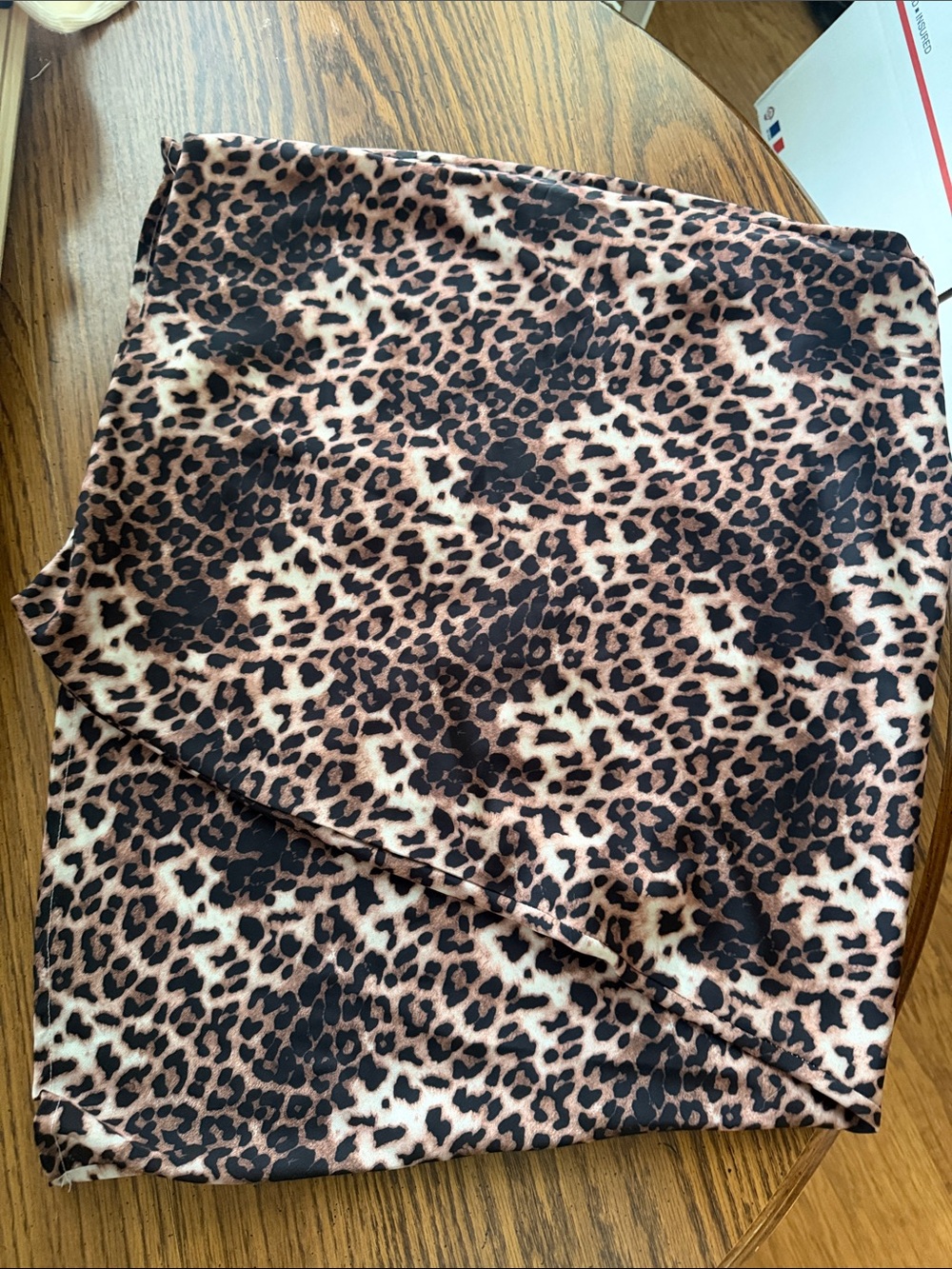 Leopard Print Maxi skirt